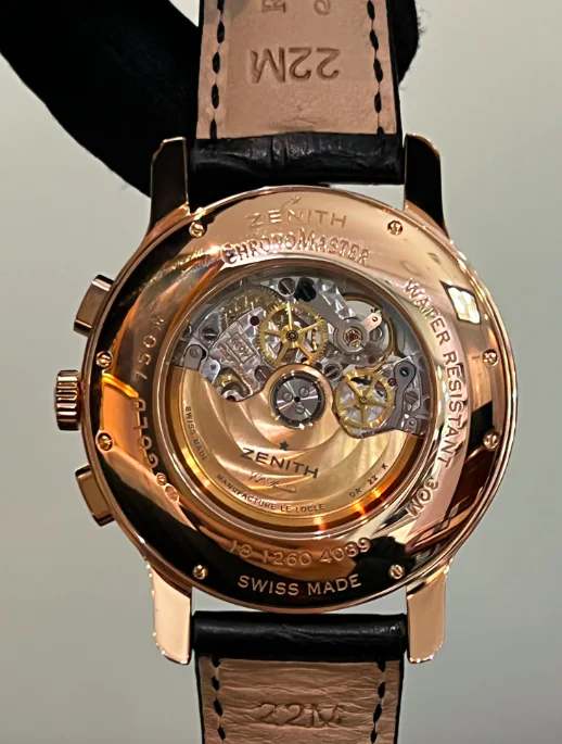 Zenith El Primero Chronomaster XXT Open Grande Date Ref. 18 1260 4039/B 18kt. Pink Gold Chrono